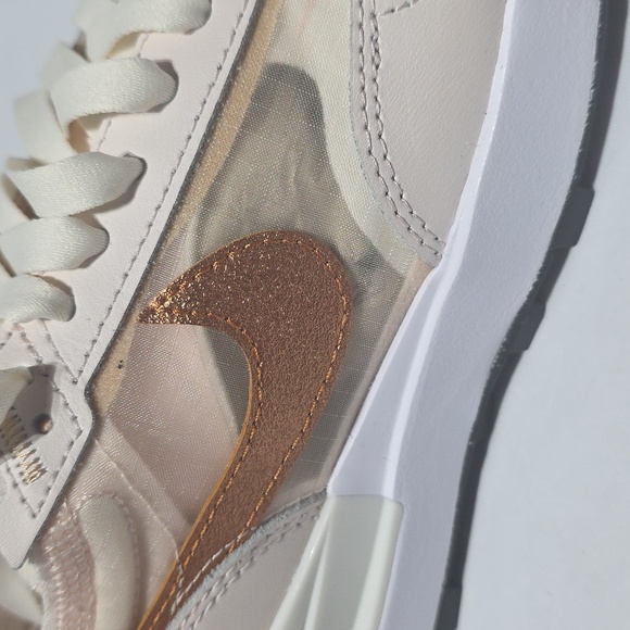 Nike Waffle One Essential Women's Sneakers - Light Soft Pink and Copper - Picture 3 of 5